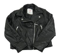 Černý koženkový podšitý křivák Primark