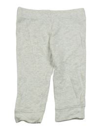 Světlešedé melírované lehké tepláky