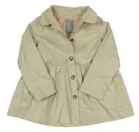 Béžový šusťákový jarní kabát Tahari