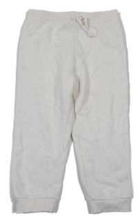 Světlebéžové melírované tepláky Primark