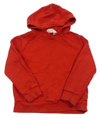 Červená mikina s kapucí H&M