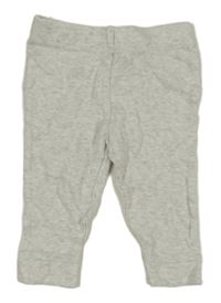 Šedé melírované lehké tepláky 