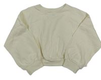 Smetanová lehká crop mikina Next