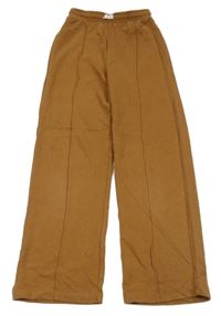 Hnědé široké tepláky H&M