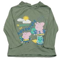 Khaki triko s Peppou a Tomíkem Nutmeg