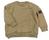 Hnědá mikina s nášivkou Next