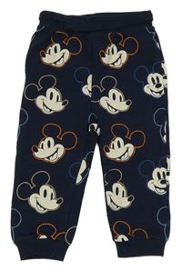 Tmavomodré tepláky s Mickeym Disney