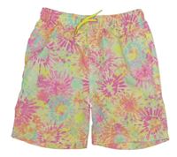 Barevné vzorované plážové kraťasy dunnes