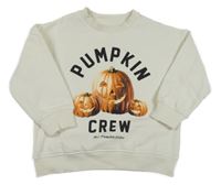 Smetanová mikina s dýněmi F&F