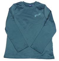 Petrolejové thermo triko s nápisem Lupilu