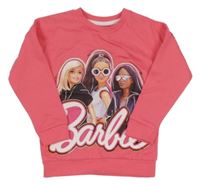 Růžová mikina s Barbie 