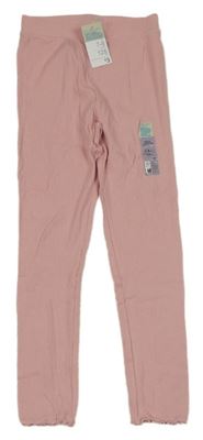 Nové - růžové žebrované legíny Primark