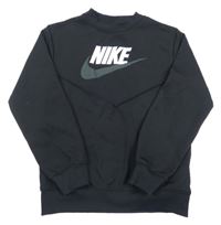 Černá sportovní mikina s logem Nike