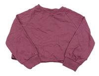 Fialová crop mikina zn. Next