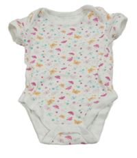 Bílé body s motýlky George