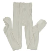 Bílé punčocháče 