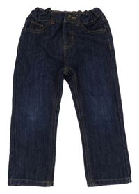 Tmavomodré straight fit rifle Denim Co.