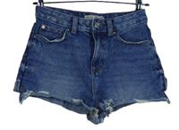 Dámské modré riflové roztřepené kraťasy Denim 