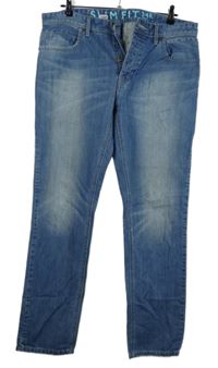 Pánské světlemodré slim fit rifle Next vel. 34R