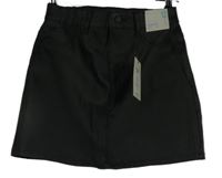 Dámská černá potažená sukně Primark