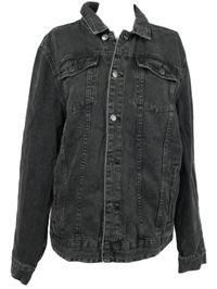 Pánská černá riflová bunda Primark 