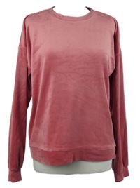 Dámská růžová sametová mikina Janina 