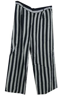 Dámské tmavomodro-bílé pruhované culottes kalhoty Red Herring 