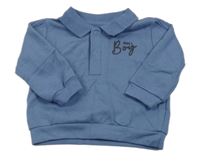 Modrá mikina s nápisem Matalan