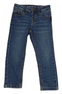 Modré slim rifle Denim Co.