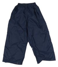 Tmavomodré šusťákové nepromokavé funkční kalhoty Regatta