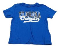 Modré tričko s nápisem LC Waikiki