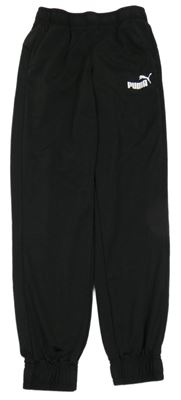 Černé elastické sportovní tepláky Puma