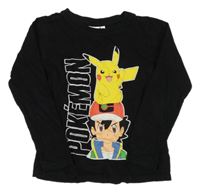 Černé triko s pokémonem 