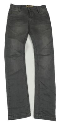 Šedé skinny rifle Blue Effect