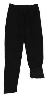 Černé zateplené legíny Primark