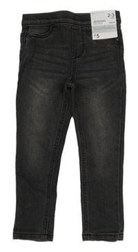 Nové - Tmavošedé džegíny Denim Co. 
