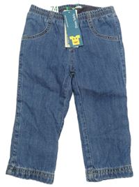 Nové - Modré podšité rifle Benetton