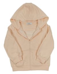 Světlerůžová propínací mikina s kapucí Primark