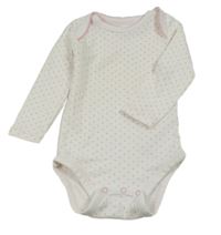 Bílé body s hvězdičkami Tchibo