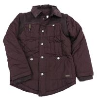 Švestková šusťáková zimní bunda/vesta Debenhamd