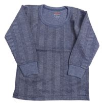 Modro-tmavomodé pruhované sportovní triko Minmum