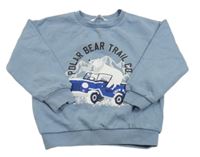 Světlemodrá mikina s medvídkem M&S