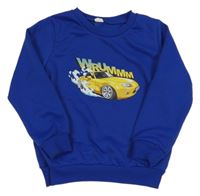 Námořnicky modrá mikina s autem 