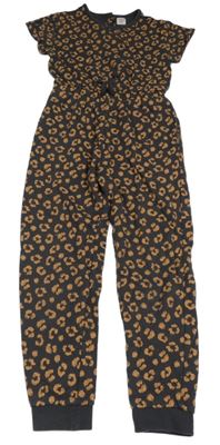 Šedý teplákový overal se vzorem John Lewis