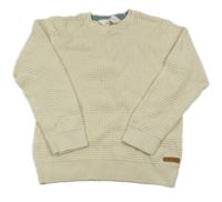 Smetanový vzorovaný svetr H&M