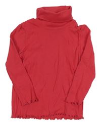 Růžové triko s rolákem Lupilu