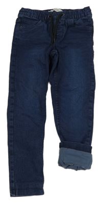 Tmavomodré podšité rifle Pocopiano 