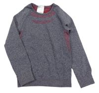 Fialové melírované spodní funkční triko Lupilu 