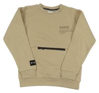 Béžová mikina s nápisem Ted Baker
