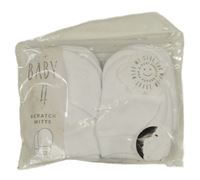 Nové - 4x Bílé rukavice George 